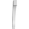 Ekena Millwork 3 1/2-in. W x 26-in. D x 34-in. H Imperial Architectural Grade PVC Knee Brace BRCP035X26X34IMP - alternate 6
